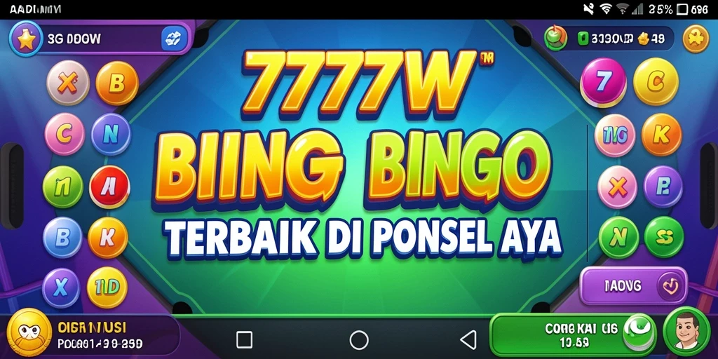 Screenshot gameplay Bingo yang seru dan interaktif di 7777W.