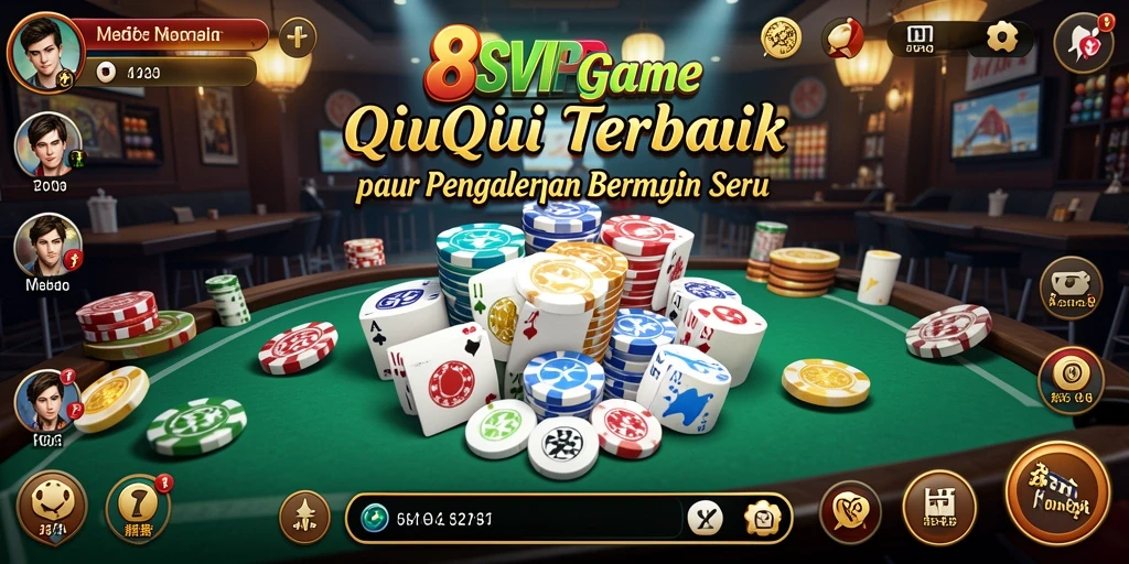 Tampilan gameplay QiuQiu yang menarik di 8SVIP.