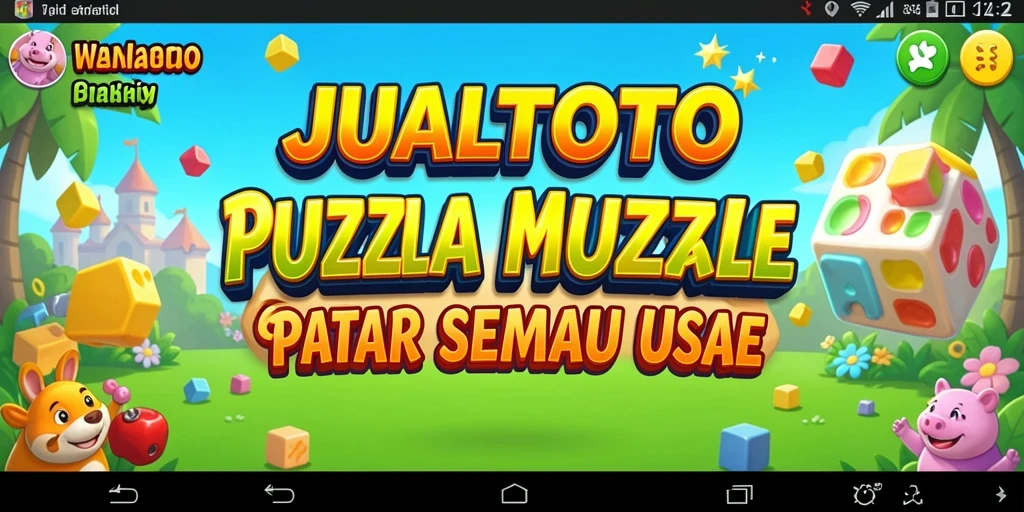 Gameplay seru dengan berbagai teka-teki Puzzle di JUALTOTO.