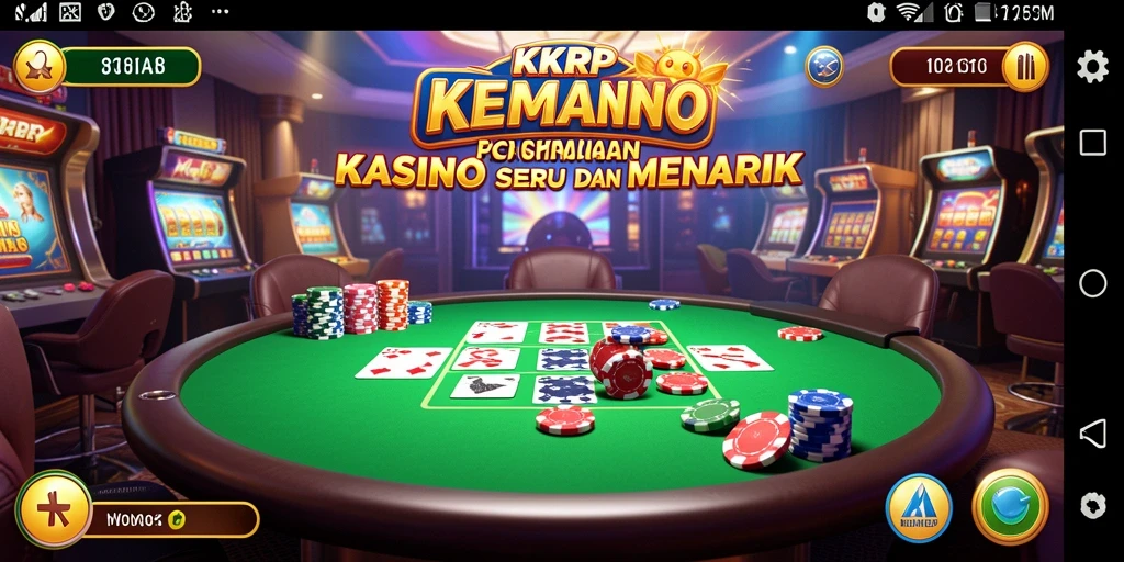 Screenshot permainan Kasino di KKRP menampilkan gameplay yang menarik dan interaktif.