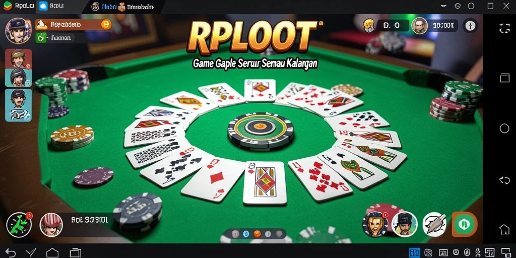 Gameplay menegangkan dalam RPLOOT dengan fitur multiplayer.