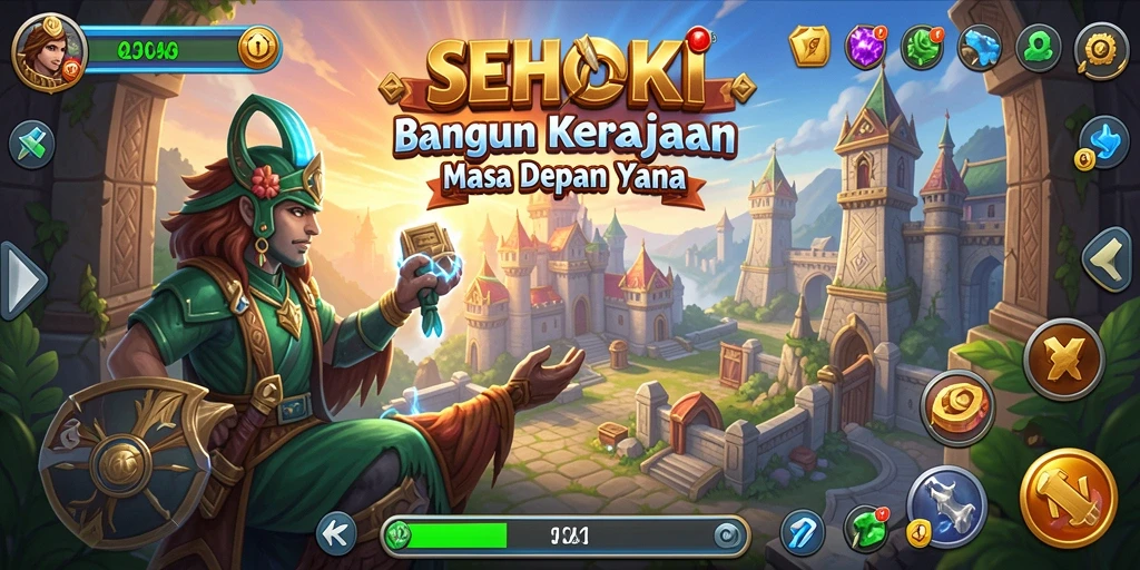 Gameplay menarik SEHOKI dengan bangunan dan strategi yang kompleks.