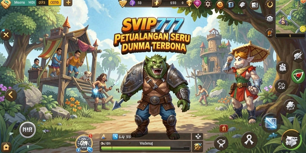 Tampilan gameplay menakjubkan dari SVIP777 dalam dunia Open World.