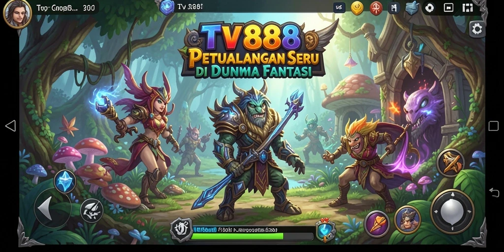 Tangkapan layar gameplay TV888 menampilkan petualangan yang mendebarkan dan grafik yang menawan.