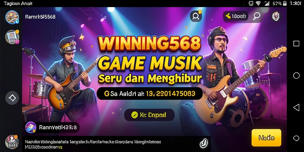 Screenshot gameplay WINNING568 yang menunjukkan berbagai fitur menarik.
